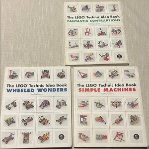 LEGO Technic Idea Book Collection -Three book lot!